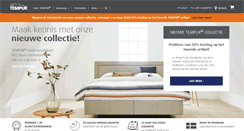 Desktop Screenshot of nl.tempur.com