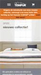Mobile Screenshot of nl.tempur.com
